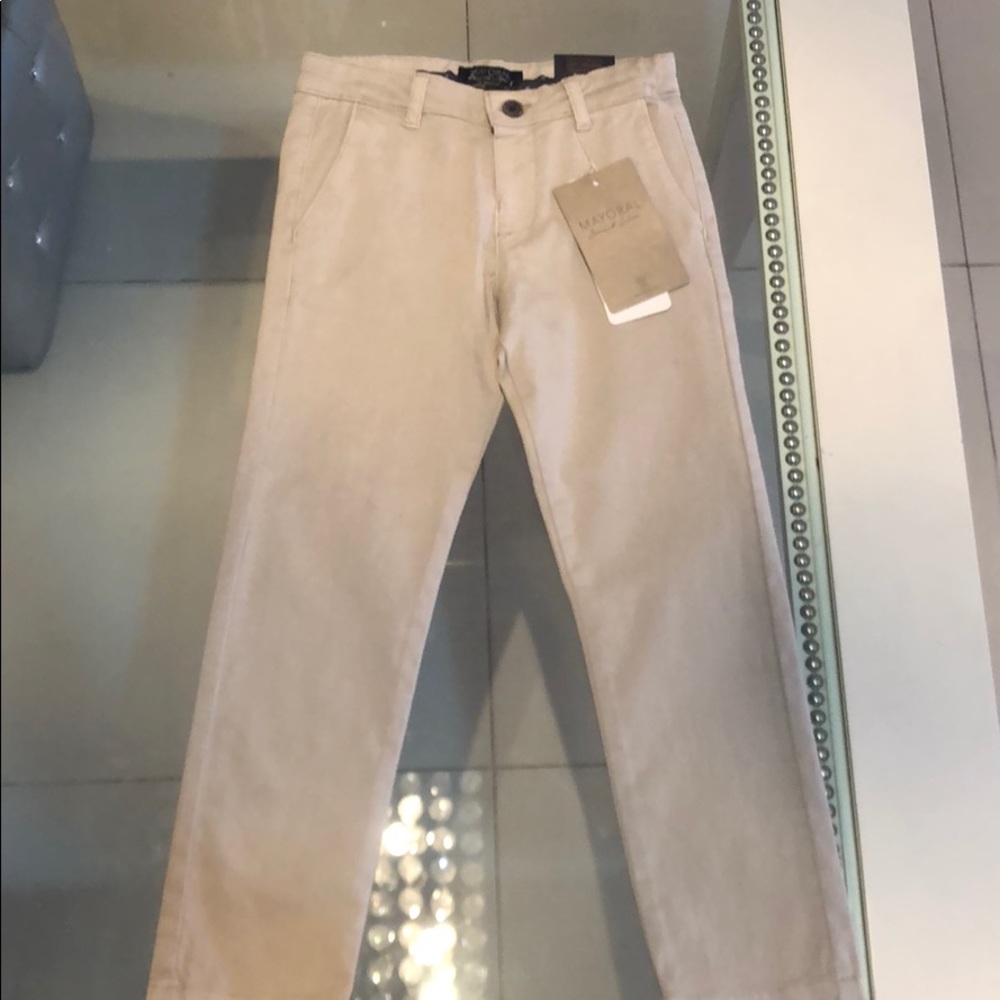 Khaki pants for boys from Mayoral (Spain)